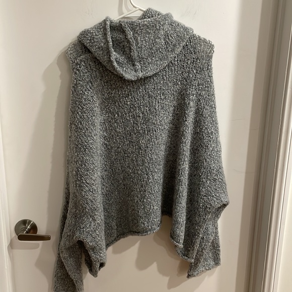 Free People Gray Cowl Neck Sweater - Picture 2 of 4